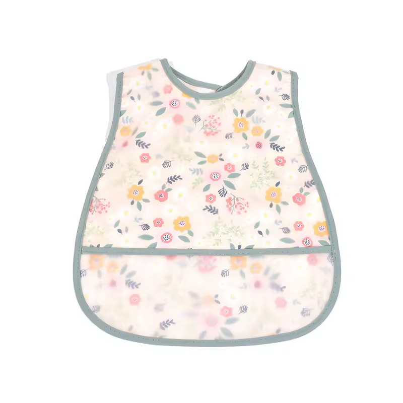 2023New Cartoon Pattern EVA Waterproof Pocket Lunch Feeding Bibs Adjustable Baby Bibs Cute Children Baby Apron Kids Burp Cloths - Image 14