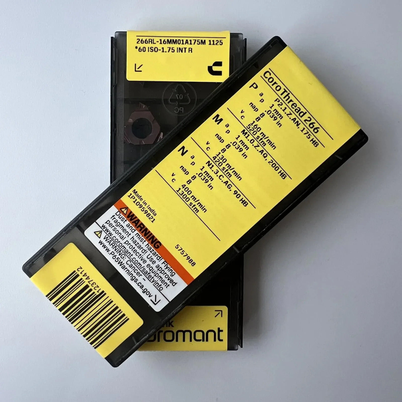 الأصلي SANDVIK / 266RL-16MM01A175M 1125 / سبائك الصلب CNC شفرة 10 قطعة #5