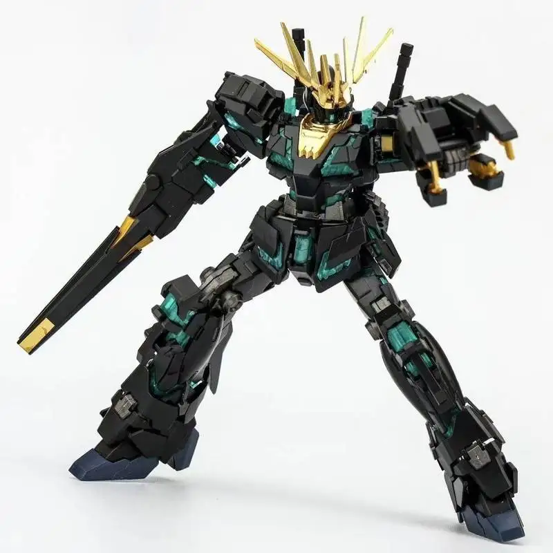 Hg 1/144 Eenhoorn Rouw Banshee Assemblagemodel Kit Actiefiguren Desktop Decoratie Pop Kinderpuzzel Speelgoed Collectible