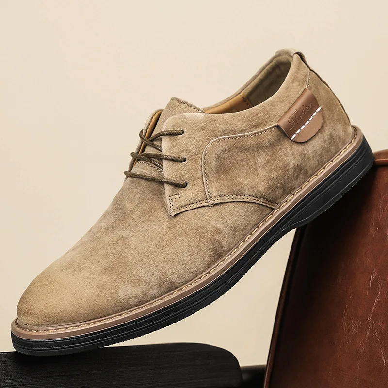 Men Oxfords Leather Dress Shoes Brogue Lace Up Italian Mens Casual Shoes Luxury Men's Moccasins Loafers Plus Size 38-48