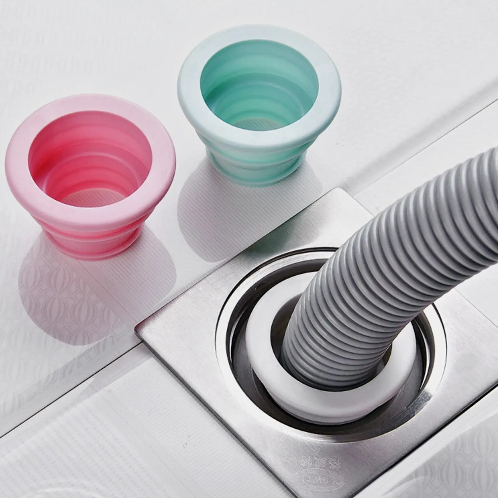 Silicone Drain Pipe Seal Hose Sewer Pipe Seal Ring Sealing Cover preventing blockages and odors for washing machine