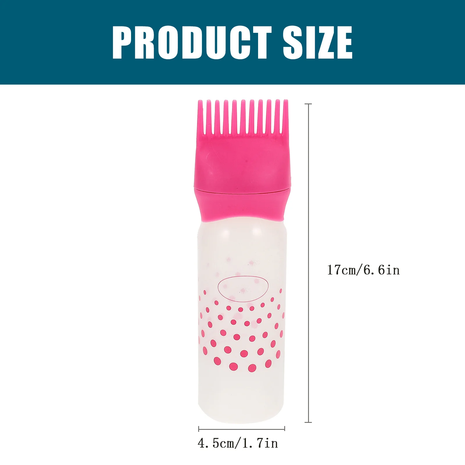 3Pcs Multiuse Hairdressing Bottle Applicator for Even Color Distribution and Styling Rosy Hairdressing Hair Applicator - Image 3