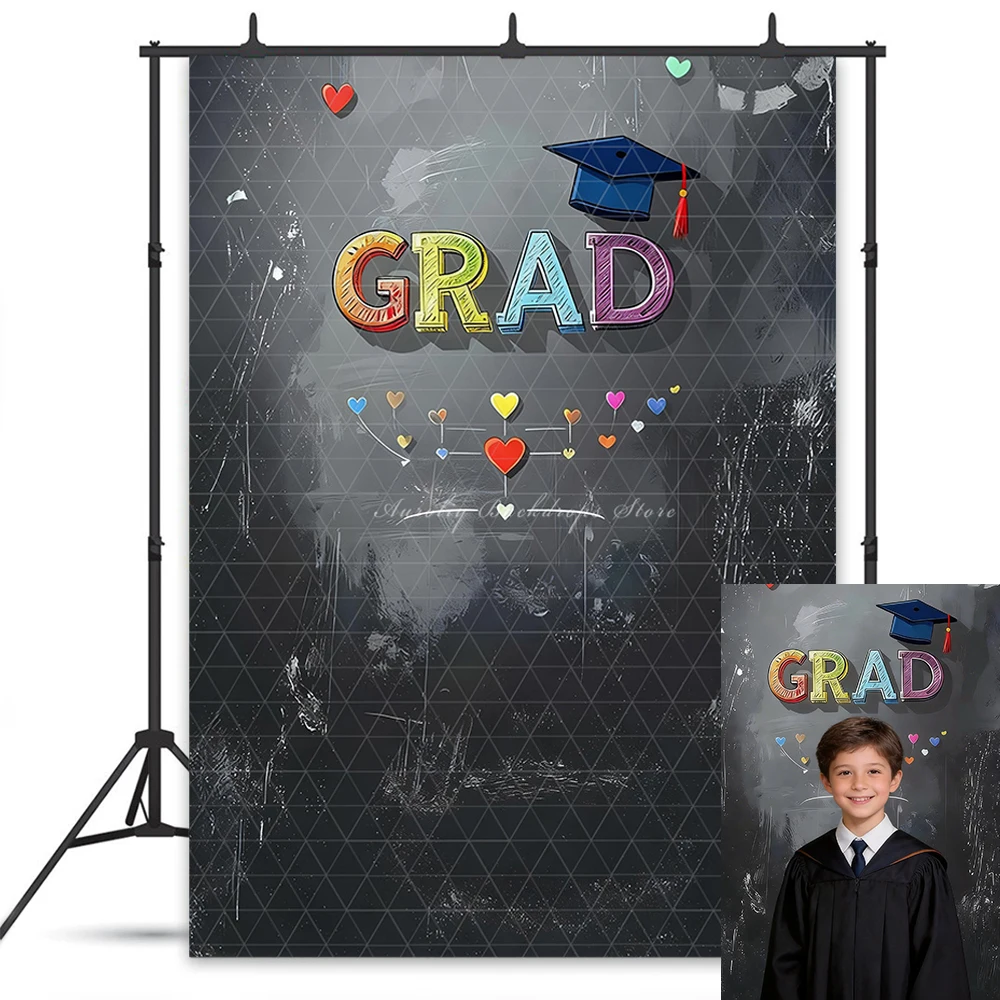 Graduation Ceremony Backdrops  Cake Smash Child Baby Photo Props Adult Kids Decors Back To School Photography Studio Backgrounds