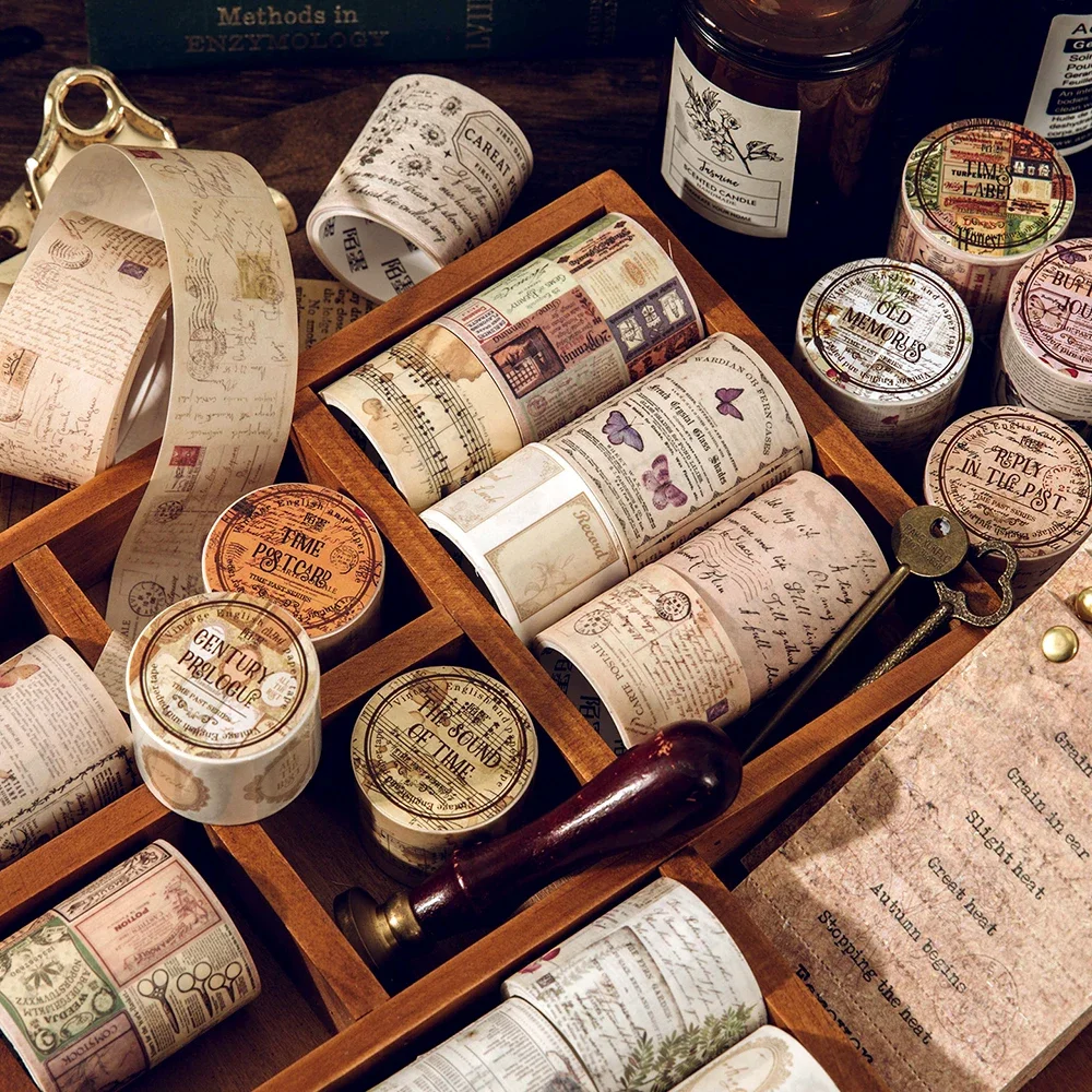 Journamm 30 مللي متر/40 مللي متر/50 مللي متر * 2 متر خمر اشي أشرطة 35 سنتيمتر دورة DIY بها بنفسك سكرابوكينغ ديكور غير المرغوب فيه مجلة كلية القرطاسية أشرطة الحرفية