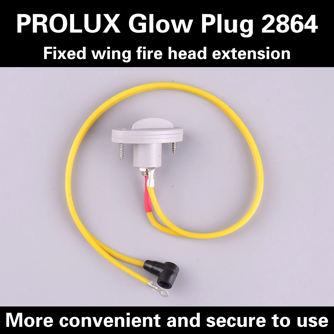 PROLUX2864 Oil Powered Helicopter Fixed Wing False Fire Head Extended Fire Head Model For Helicopters