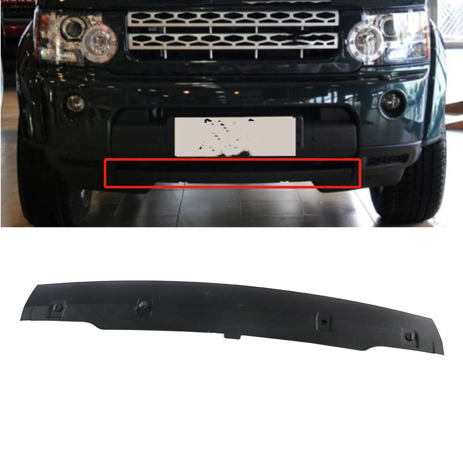 

Front Bumper Tow Hook Trailer Cover For Land Rover LR4 Discovery 4 2010 2011 2012 2013 LR014045 Skid Plate Fender Spoiler Lip