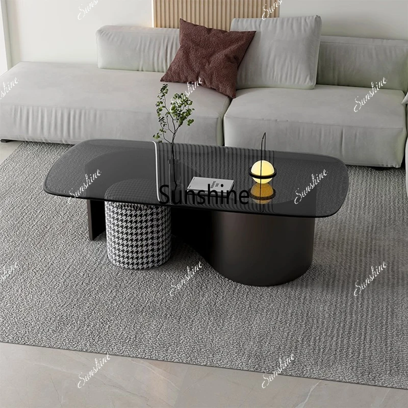 

Glam Luxury Coffee Table Modern Glass Premium Minimalist Coffee Table Elegant Beauty Table De Salon Basse Home Furniture