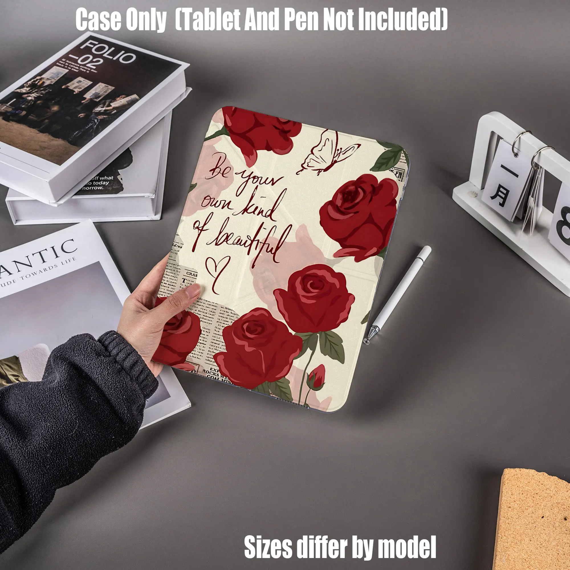 Slim Fit Premium TPU Tablet Cover, Shockproof Durable Lightweight Protective Case for iPad Samsung Huawei Honor Redmi Xiaomi