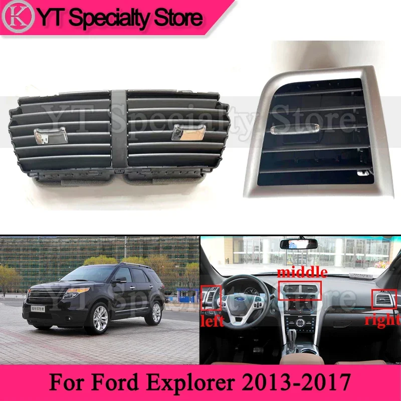 

Kamshing Air Conditioner Vent For Ford Explorer 2013-2017 AC Grille Outlet Instrument Panel Air Outlet A/C Vent