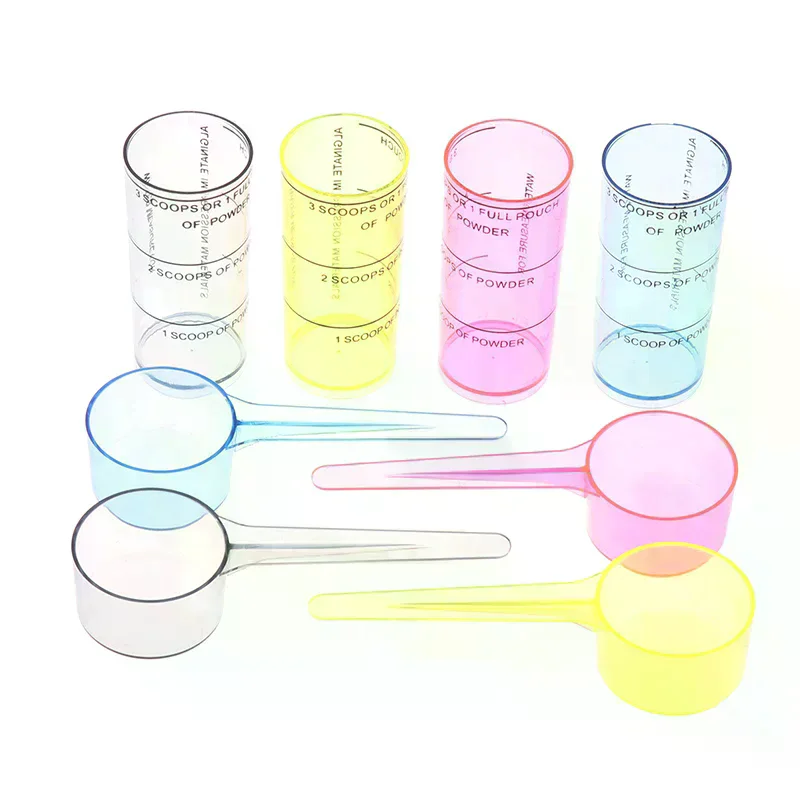 Plastic Dental Alginate Spoon Measuring Scoop For Liquid Dental Lab Oral Impression Material Mixing Cup Powder Surveying Tools