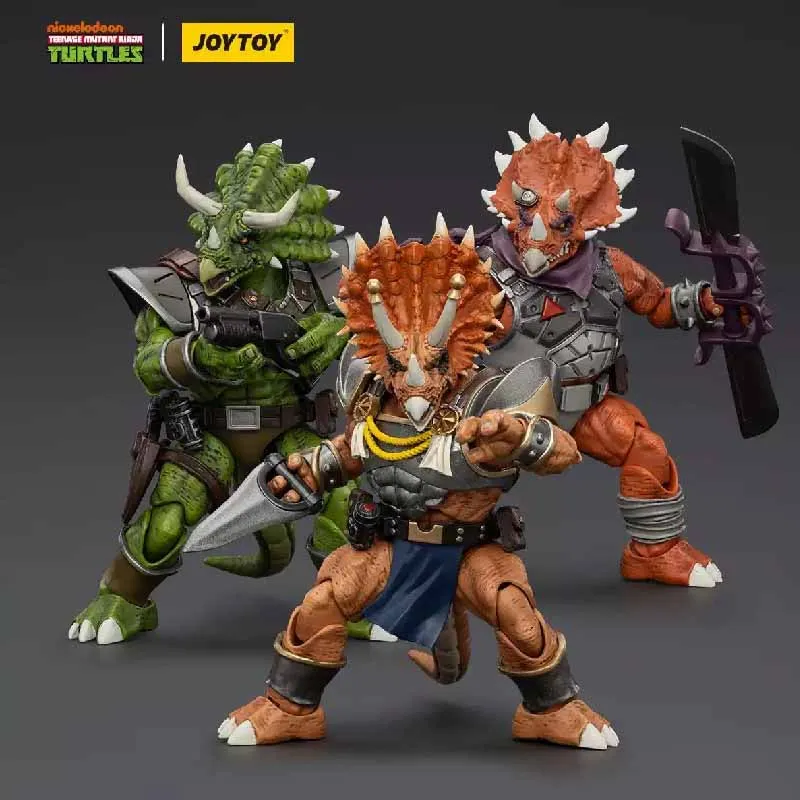 

[IN-STOCK] JOYTOY TMNT Action Figure CAPTAIN ZORAX ADJUTANT ZORK TRICERATON INFANTRYMAN Action Figure Toys For Boys Gift