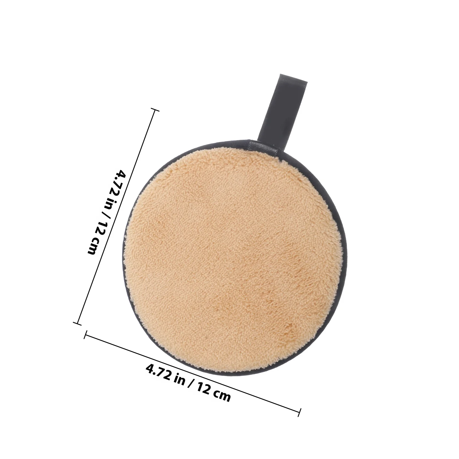 3 個のフェイシャルクリーニングパッドメイクアップパウダーパフソフトメイクアップリムーバーパッド用品パウダーパフメイクアップリムーバーパッド