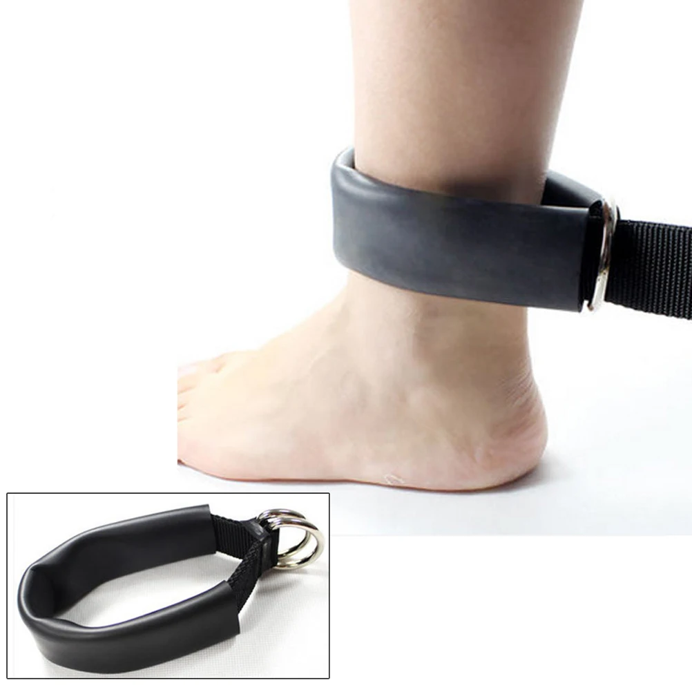 

Ankle Strap Resistance Bands for Gym Fitness Leg Training Calf Lower Body Technique Pulley Machine Straps Heavy Duty Hook Fits