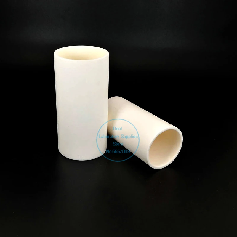 1pcs Lab 5ml to 1000ml cylindrical Corundum crucible 99% alumina Ash crucible High temperature resistance 1600 degrees