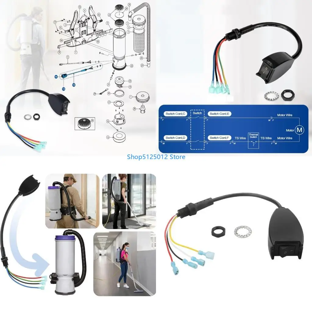 G8TC Switches Box Component Plug Vacuum Part Replacement Accessories Plastic Texture