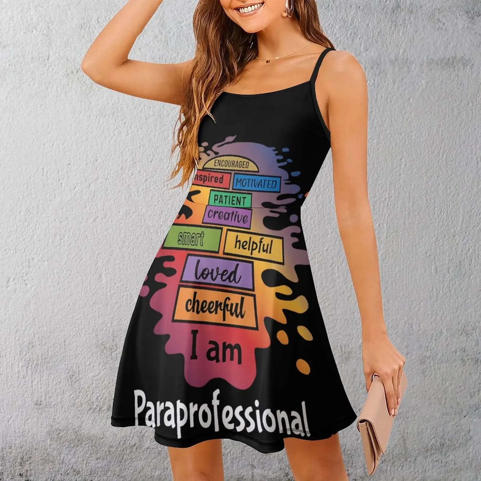 paraprofessional-motivacao-cracha-novidade-sexy-vestido-feminino-estilingue-vestido-humor-grafico-cocktails-vestido-de-tiras