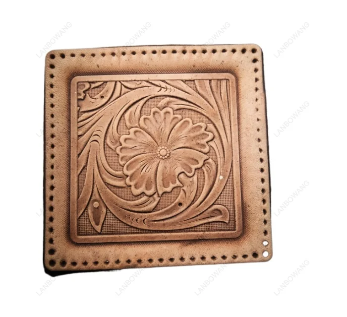 3D Small Grass Pattern Leather Embossing Mold DIY  Craft Tool For Leather Coaster Small Leather Parts Stamping