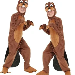 Adult Otter Performance Costumes Anime Cosplay Children Parent-child Game Costumes Otter Play Stage Costumes Halloween Costumes