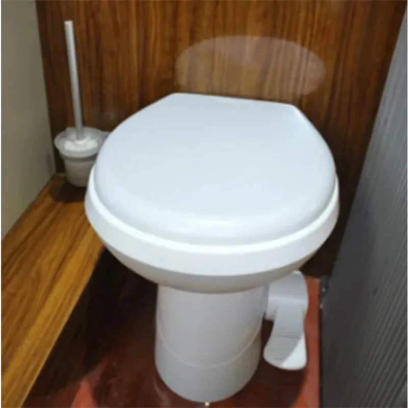 مرحاض RV مريح فعال وسهل الشطف والبلاستيك لاستخدام المنزل المتنقل والقافلة #5