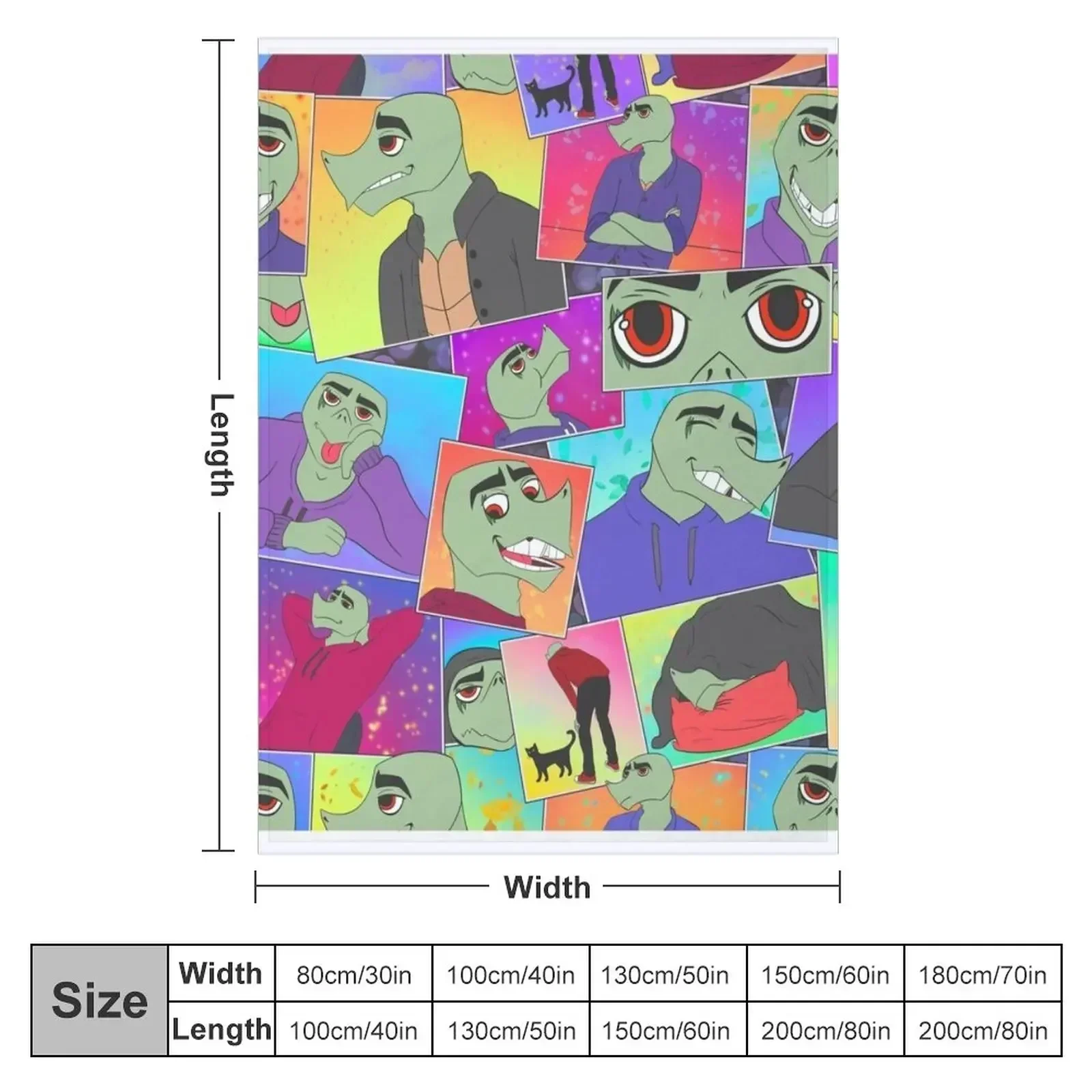 Wade comic Throw Blanket Plaid Decorative Sofa Flannel Fabric Sofa Throw Blankets