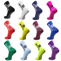 Chaussettes de sport anti-alds pour hommes et femmes, chaussettes de football, chaussettes de basket-ball, chaussettes de tennis, chaussettes d'équitation de cyclisme Grip, 38-46