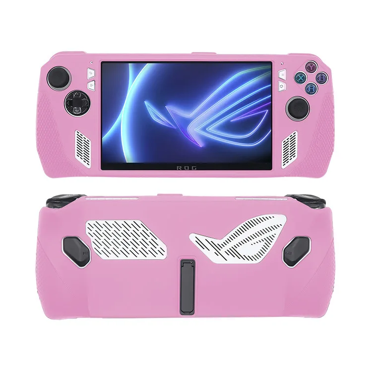 Для ROG Ally чехол для игровой приставки мягкий силиконовый защитный чехол с защитой от царапин чехол с подставкой игровые аксессуары