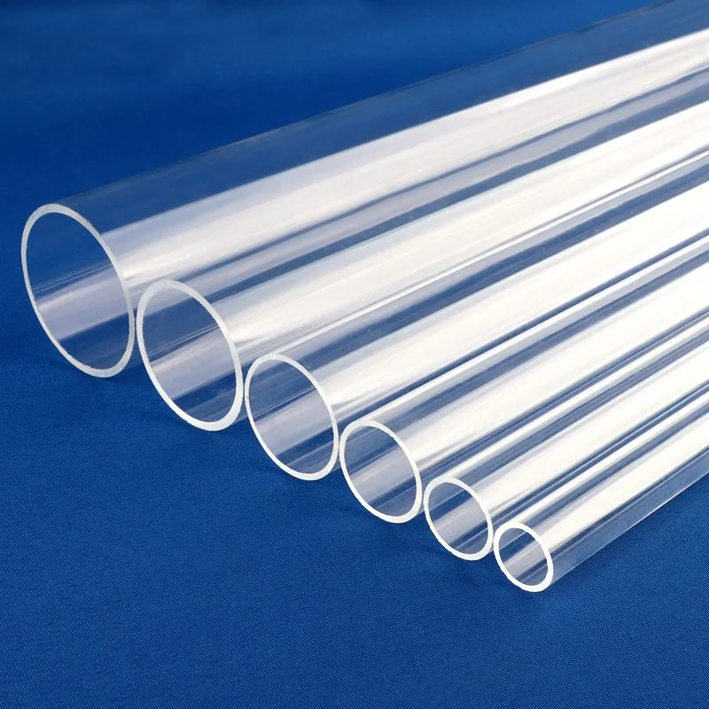 

2pcs 50cm Length O.D 16mm~110mm Transparent Acrylic Tube Aquarium Fish Tank Drain Pipe Garden Water Fittings Clear Acrylic Pipe