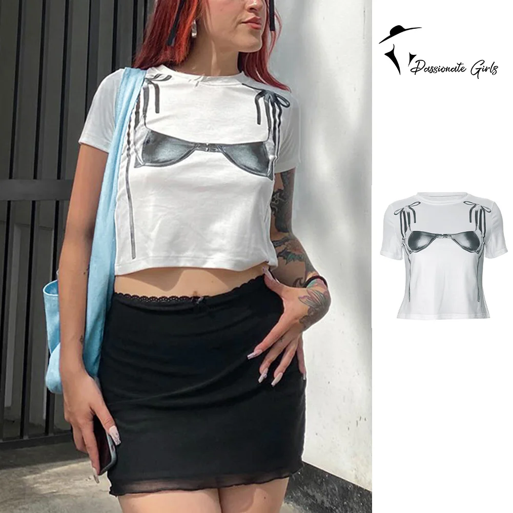 Casual vintage feminino usar topos casual all-match l m high street wear tripulação pescoço microelasticidade tecido de poliéster