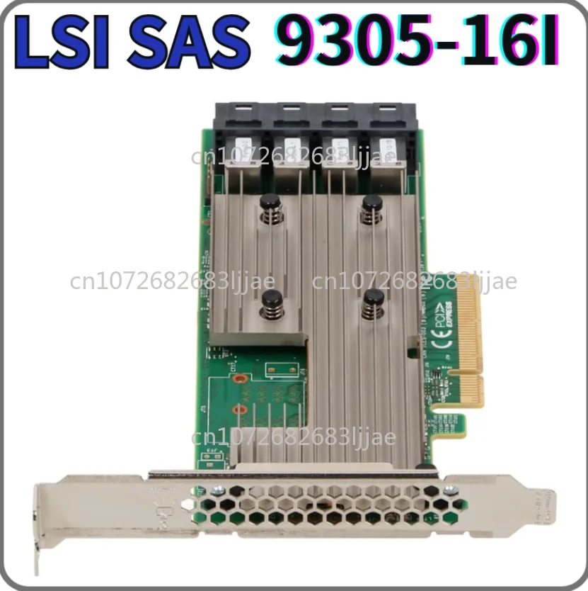SAS3224-16i 9305-16i 16-port HBA hard disk expansion card supports single disk 4* SFF-8643 SATA
