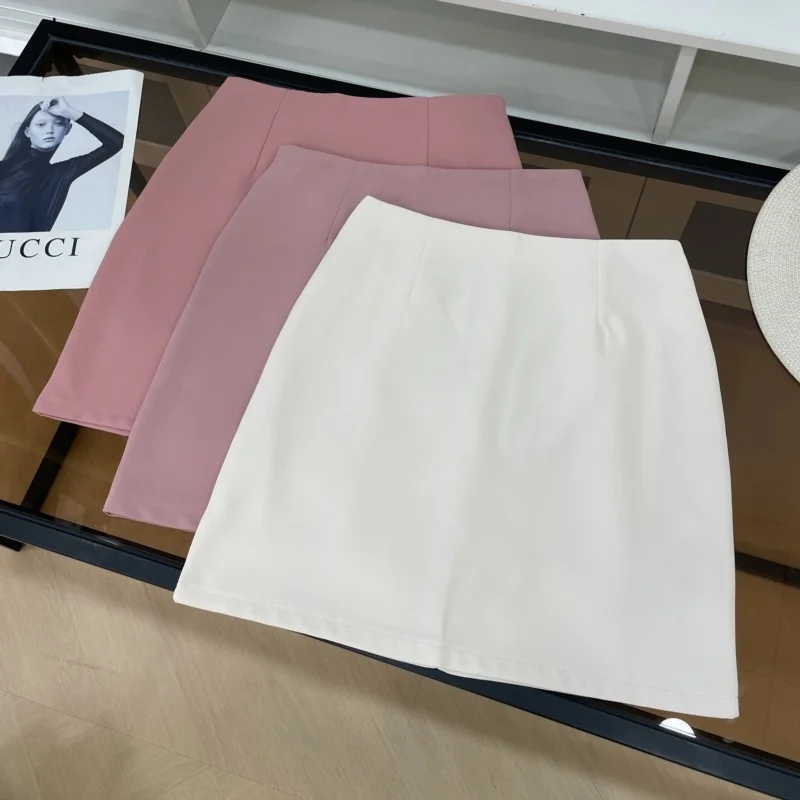 

High Waist Versatile Women's Skirt Bodycon ort Skirts Slimming Straight Cut Spring Summer New Arrival