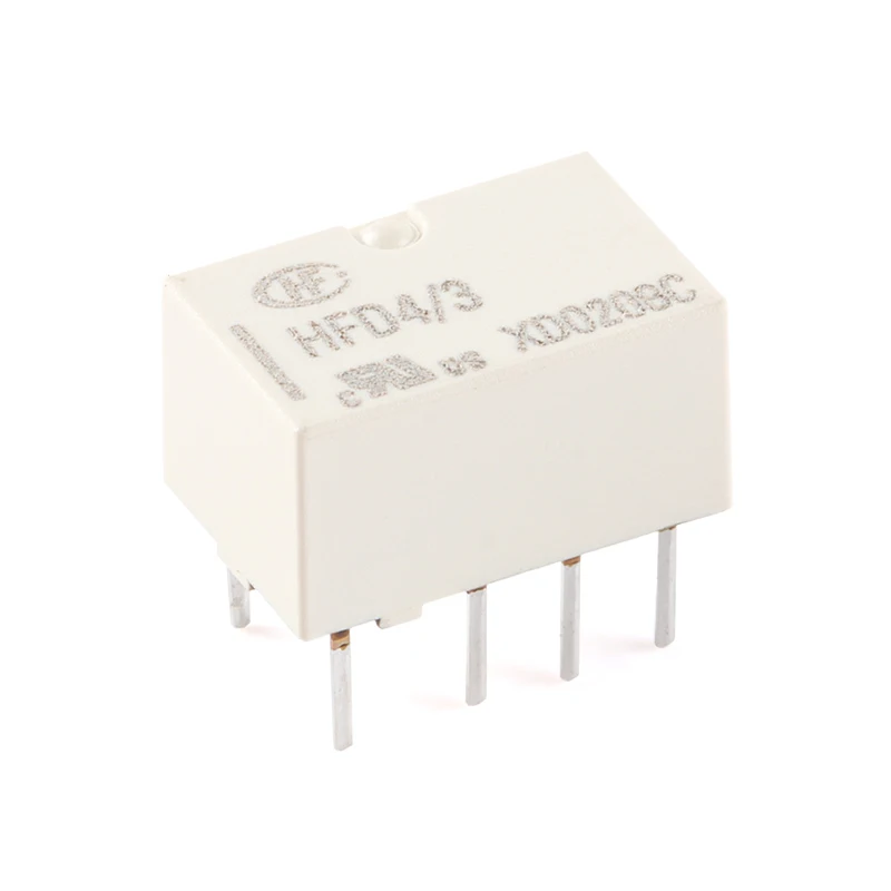 20Pcs HongFa Signal Relay HFD4/3-S HFD4/5-S HFD4/12-S HFD4/24-S 3V,5V,12V,24V 2A 8-pin two group conversion SMD SMT