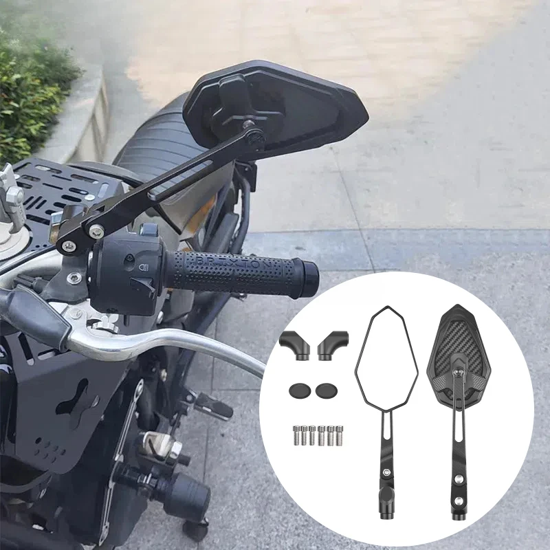 

Motorcycle Accessories Rear Mirror Aluminum Alloy 8 10MM Universal Mirror For VOGE Honda Hornet KTM Yamaha MT 07 09 Tracer 700