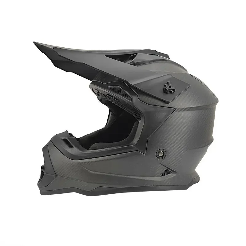 High quality motorcycle accessories carbon fiber overall modular racing helmet