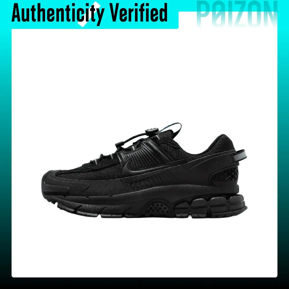 Nike ZOOM VOMERO ROAM Synthetic Leather, Leather Low top Casual Running Shoes Women's Black HQ2181-004