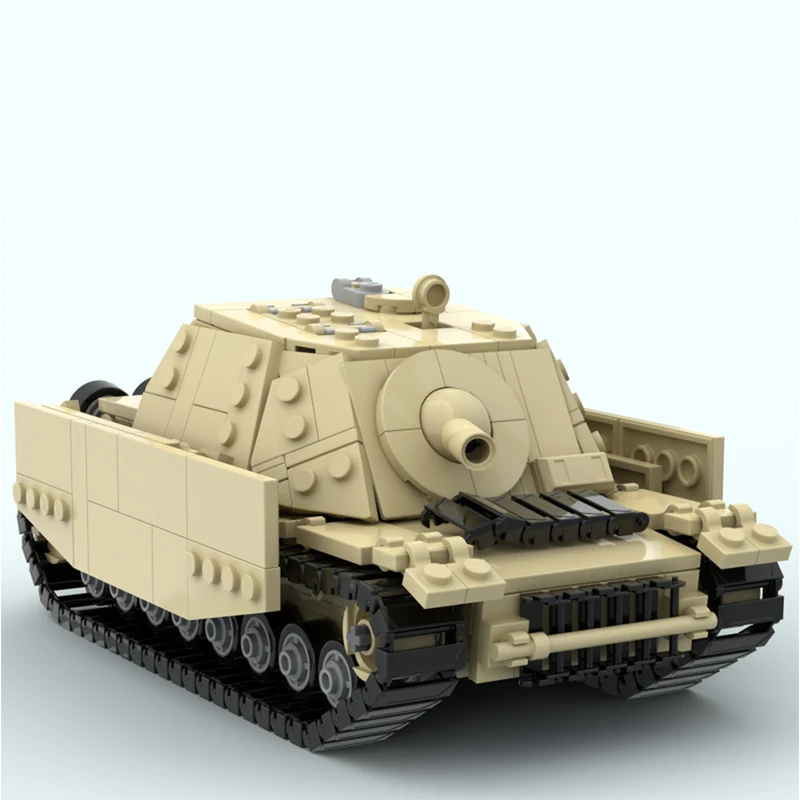 499 PCS Custom Tank Model Brummbar MOC Customize Modular Building Block Creative Design Educational Brick DIY Holiday Toy Gifts