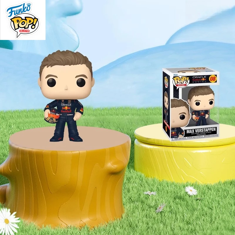 

In Stock FUNKO POP Original Racing Team Perez Verstappen Set Limited Mobile Phone Model Collection Holiday Gifts