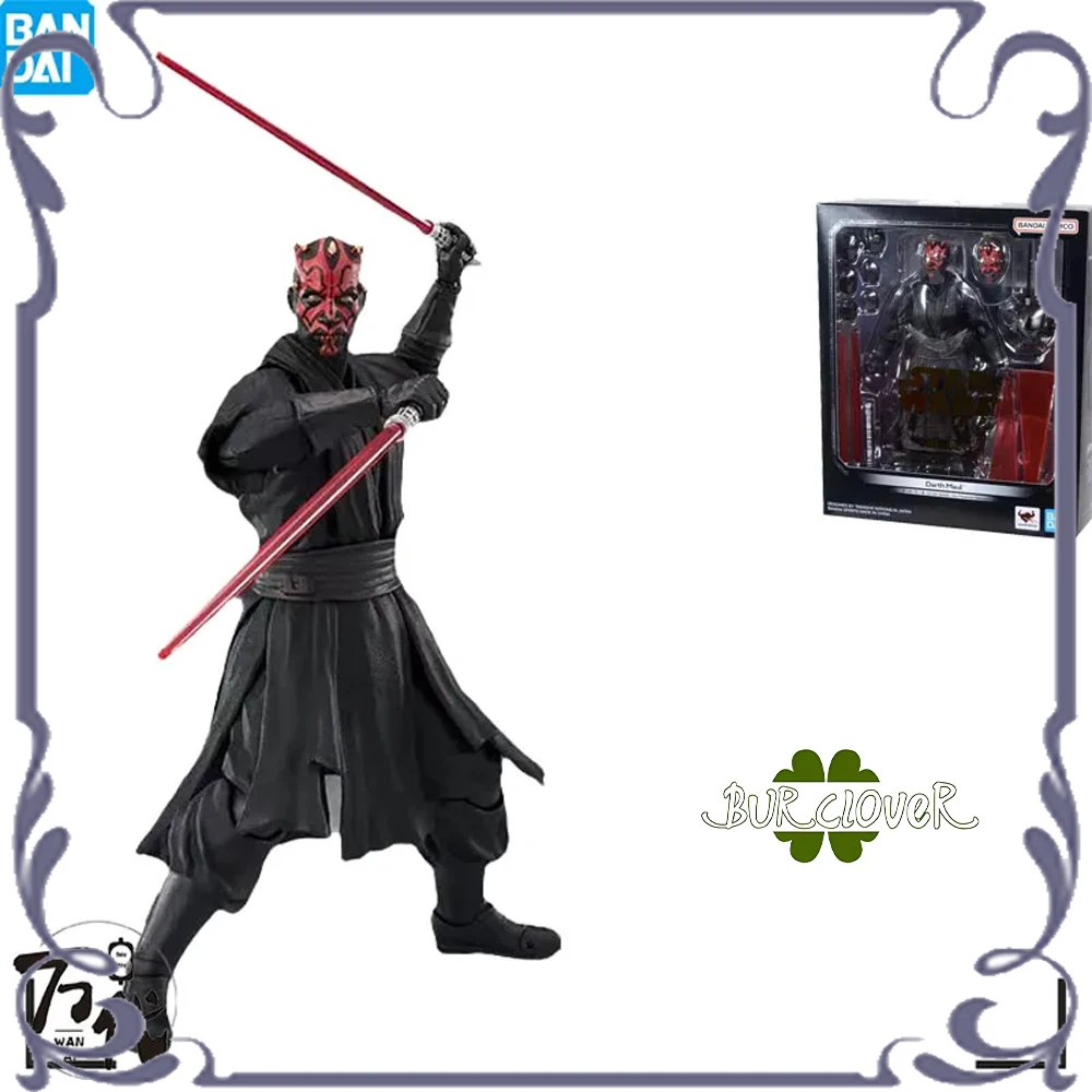 BANDAI STAR WARS S.H.FAIGUARTS DARTH MAUL STAR WARS THE PHANTOM MENACE ACTION MODEL TOYS FIGURE GIFTS