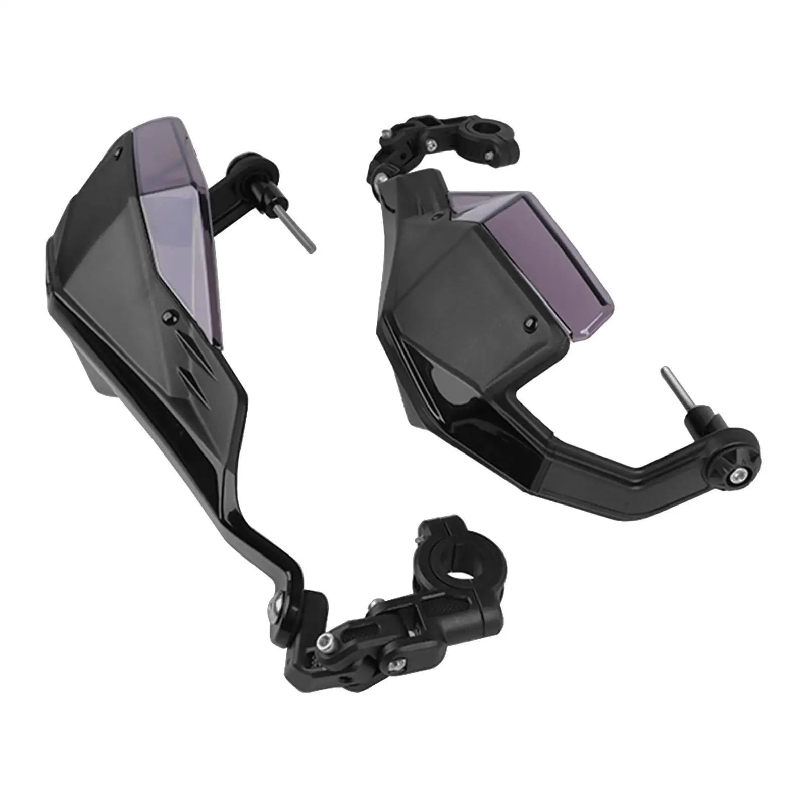 

2Pcs Motorbike Handle Protector Motorcycle Handlebar Wind Shield High