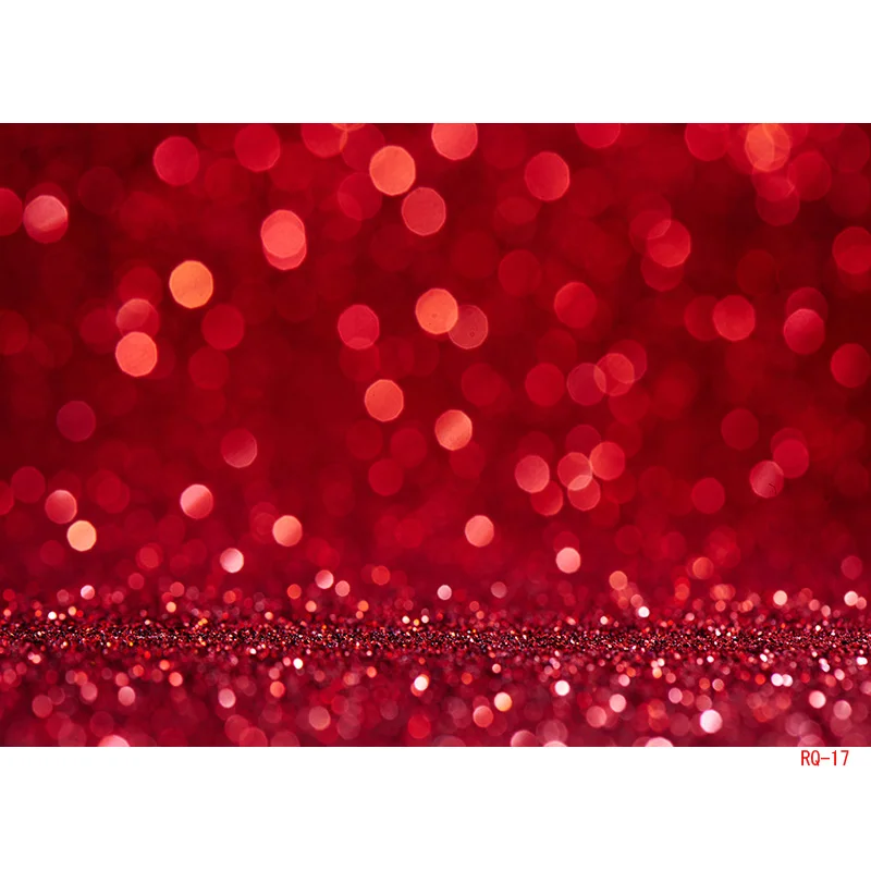 SHENGYONGBAO Bokeh Abstract Dream Photography Backdrops Red Heart Valentine's Day Romantic Love Photo Studio Background RQ-12