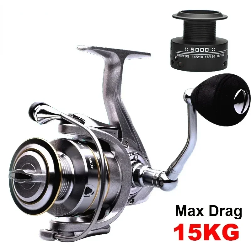 

Ultra Smooth Double Spool Metal Arm Baitcasting Casting Reel for Carp Fishing,Top-notch Super Smooth Carp Spinning Fishing Reel