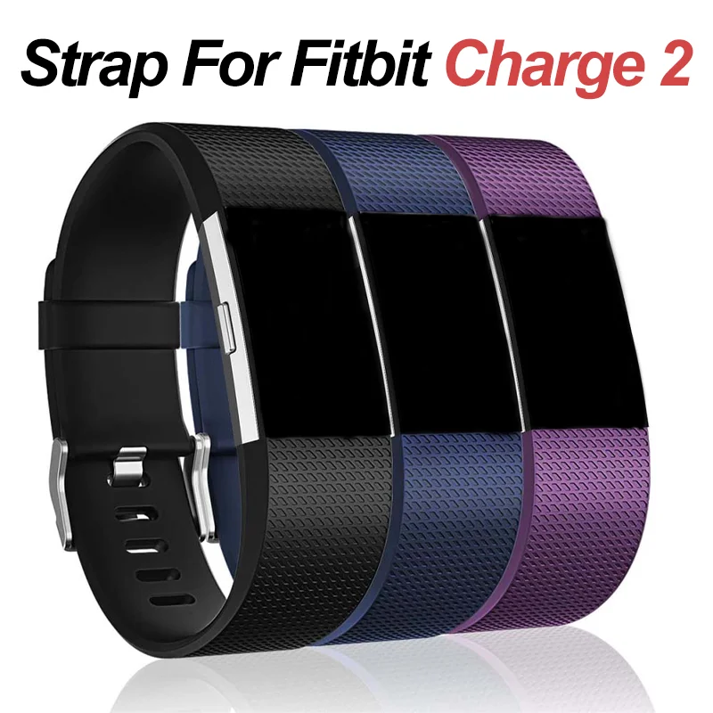 Weiches Silikonarmband für Fitbit Charge 2 Band Smart Watch Armband für Fitbit Charge 2 Uhrenarmband Ersatzarmband