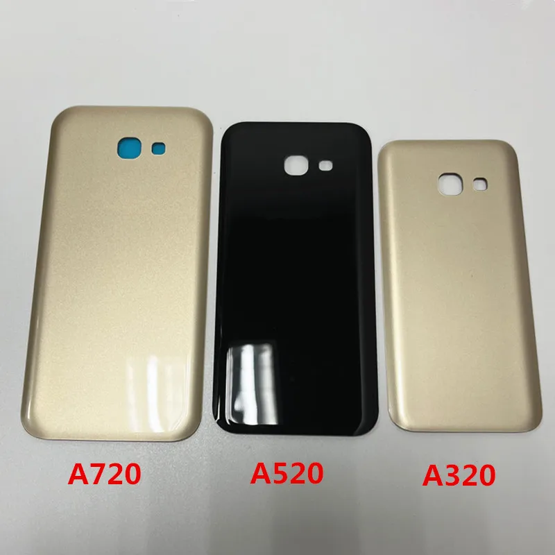 Good quality  For Samsung Galaxy A3 A5 A7 2017 A320 A520 A720  Rear Door Housing Case Back Glass Back Battery Glass Cover