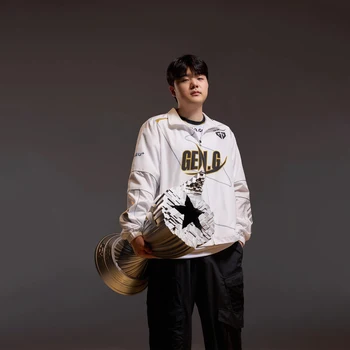 Novo GEN G E-sports Club Global Finals Limited Jaqueta Jersey League Of Legends Roupas da moda Canyon Fãs Suporte Casaco de moda