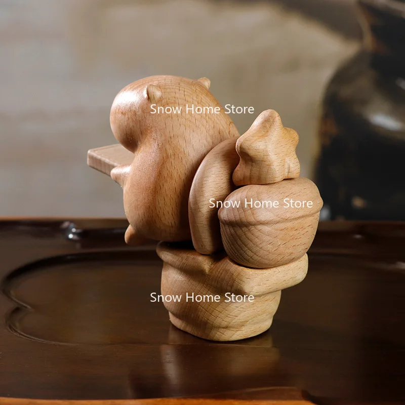 Creative Cute Kapibara Ornament Wooden Magnetic Suction DIY Assembly Cure Decompression Children's Birthday Gift