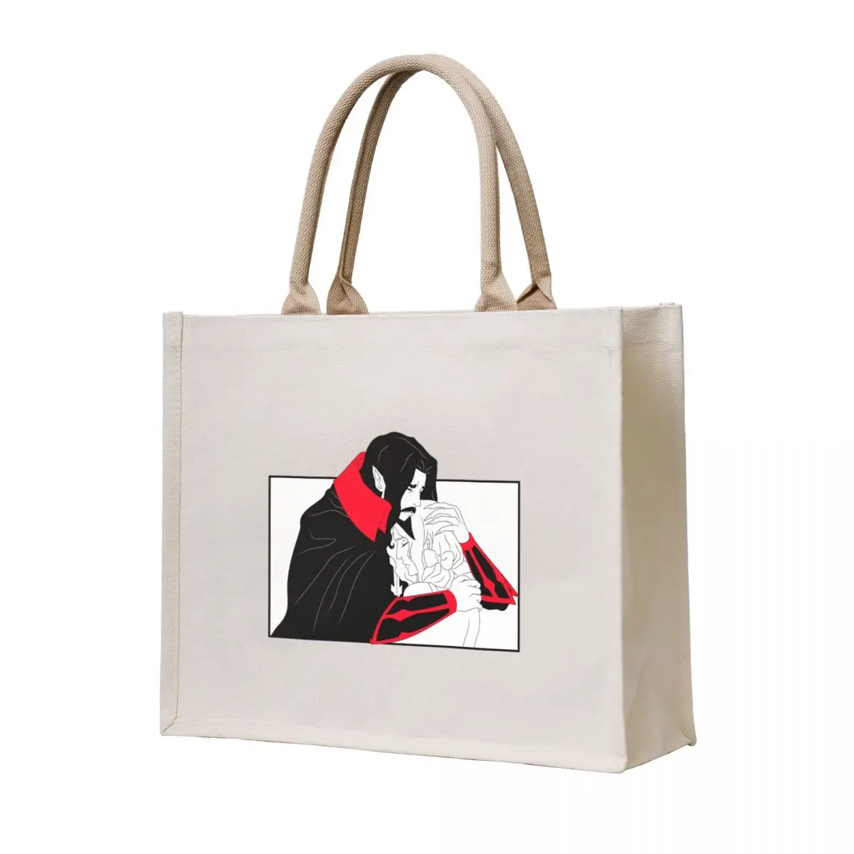 Drácula y Lisa Tepes Castlevania Netflix Original Anime Series bolso de mano bolsos de mano para hombre bolso de compras para mujer bolsos