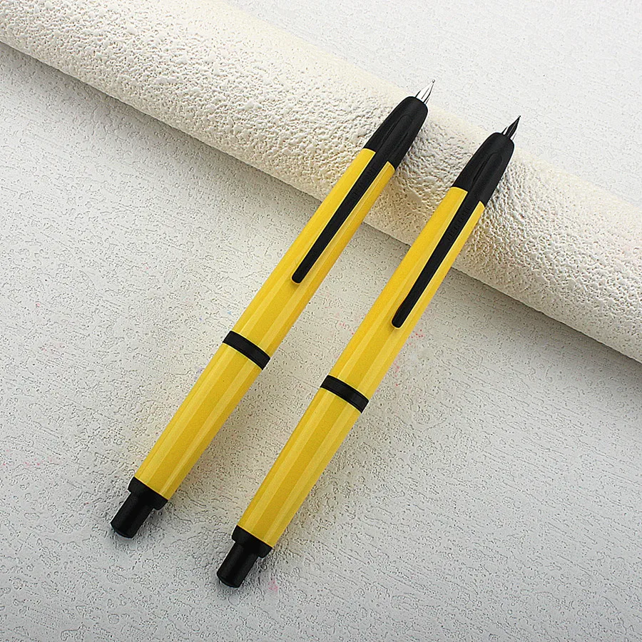 قلم حبر ناعم JINHAO 20 قابل للسحب EF F Nib قلم حبر كتابة أسود شفاف مع محول اللوازم المكتبية المدرسية