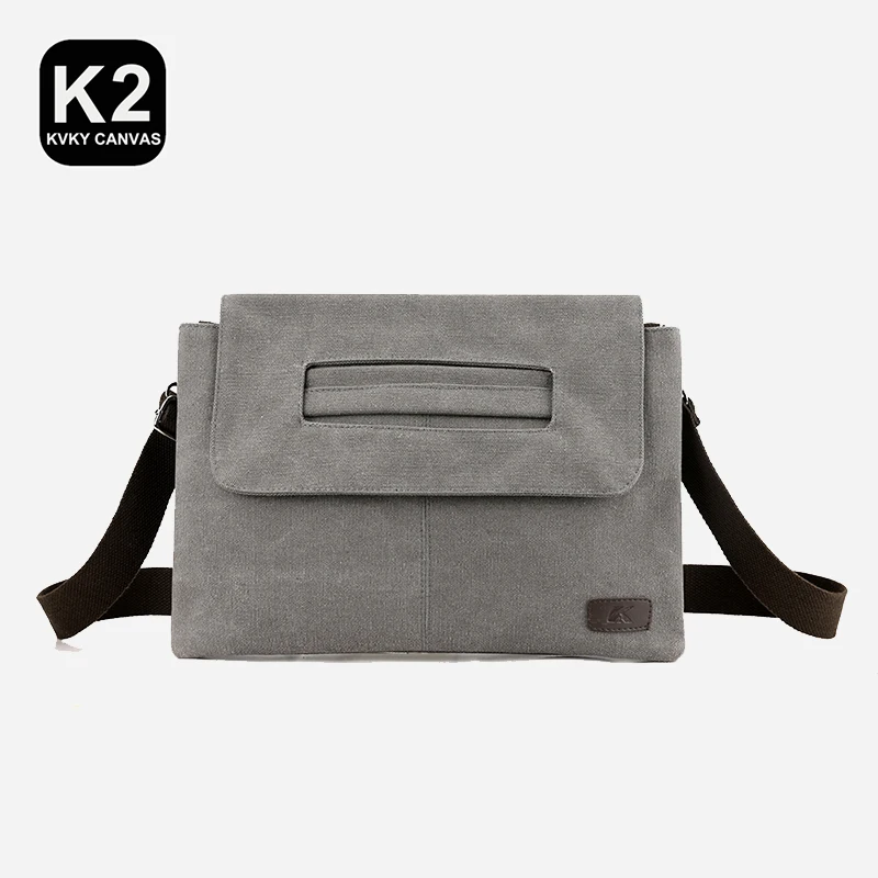 KVKY-Bolsas mensageiro para homens, bolsa de ombro vintage, mochila tiracolo, retrô, casual, escritório, viagem, quadrada, aba