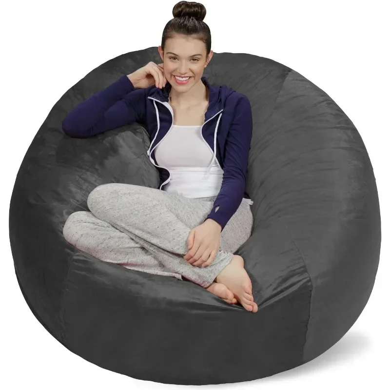 

Sofa Sack - Plush Ultra Soft Bean Bags Chairs for Kids, Teens, Adults - Memory Foam Beanless Bag Chair with Microsuede Cover