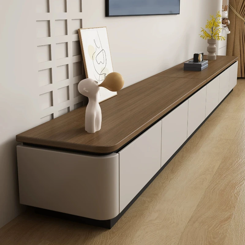 Luxury High Sense 2026 New Home Floor Drawers TV Cabinet Modern Living Room Furniture Storage Cabinet Solid Wood TV Stand
