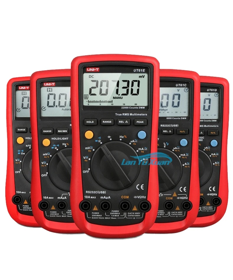 

Multimeter digital high-precision four and a half automatic electrician universal meter Unitech UT61E/D/C/B/A